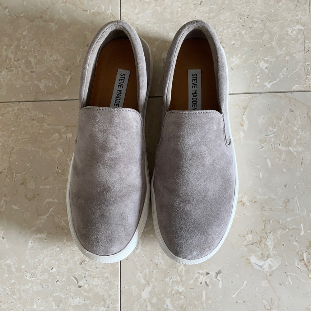 Gray / Grey Steve Madden Platform Shoes